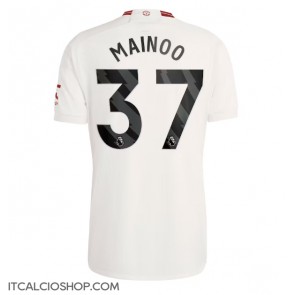 Manchester United Kobbie Mainoo #37 Terza Maglia 2023-24 Manica Corta